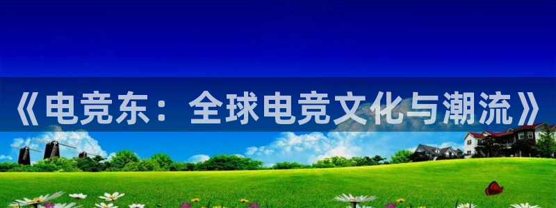 完美电竞注册：《电竞东：全球电竞文化与潮流》