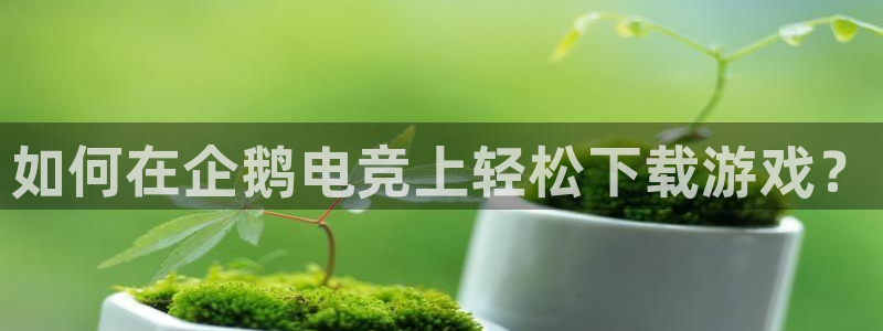 完美电竞官网盛大升级：如何在企鹅电竞上轻松下载游戏？