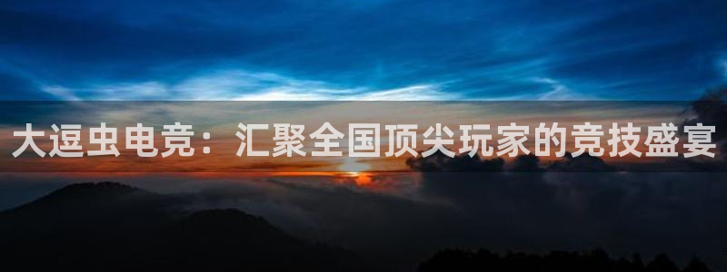 完美电竞世界平台：大逗虫电竞：汇聚全国顶尖玩家的竞技盛宴